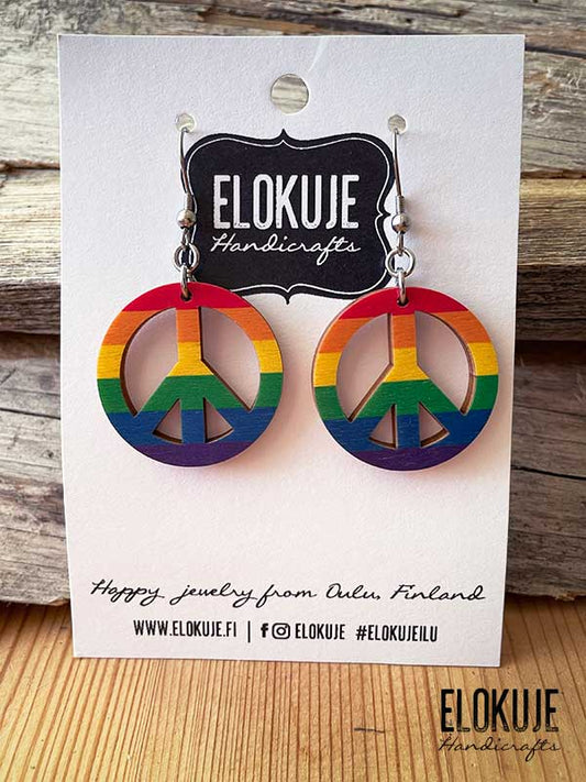 Pride Peace earrings